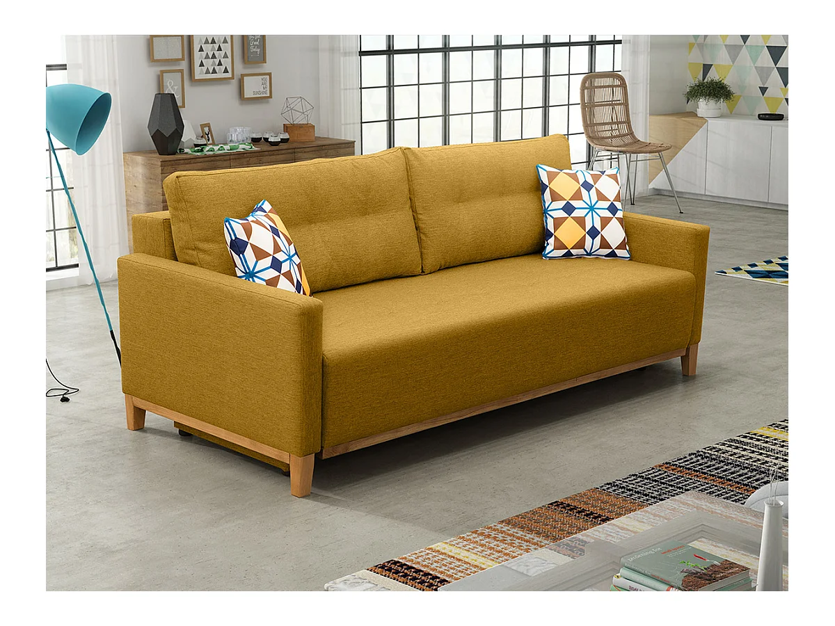 Canapé convertible Kingsport 107, Boîte de literie, 91x213x101cm