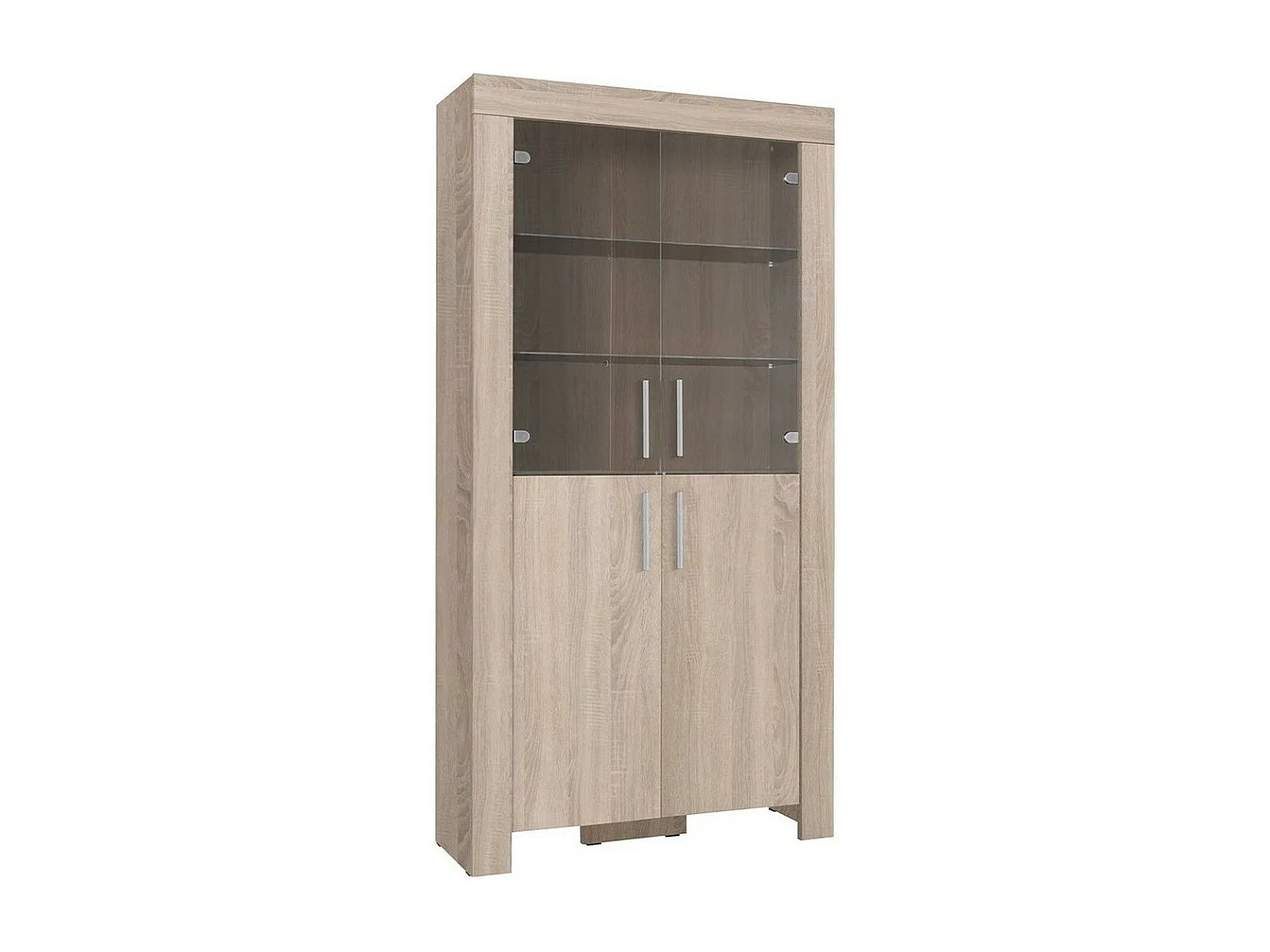 Estante Melfeli 101, Pode ser fechado, Placa de aglomerado laminado