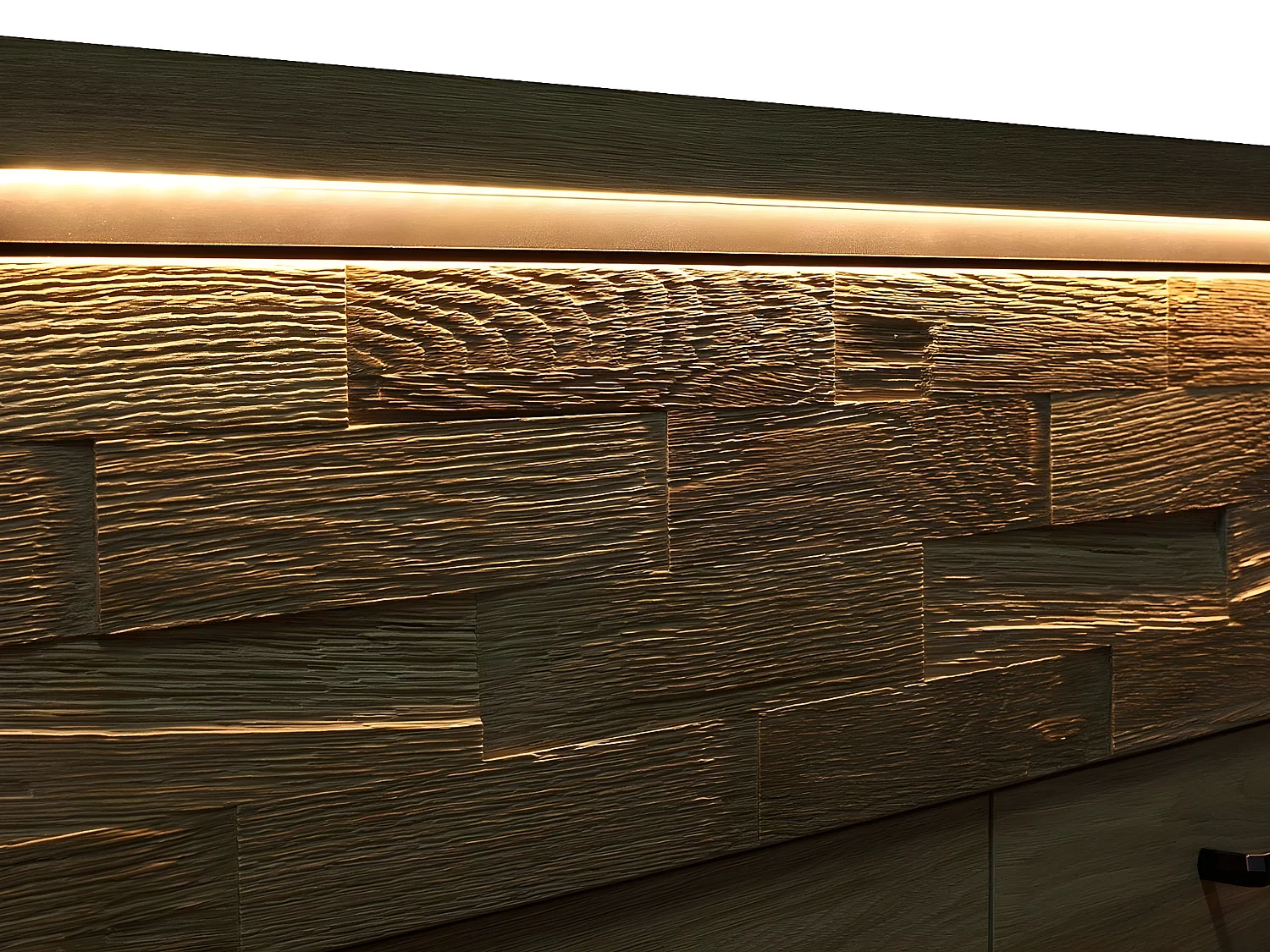 Étagère Etrmoni 107, Avec des portes|Fermé|Avec tiroirs, Stratifié, Nombre de tiroirs: 1