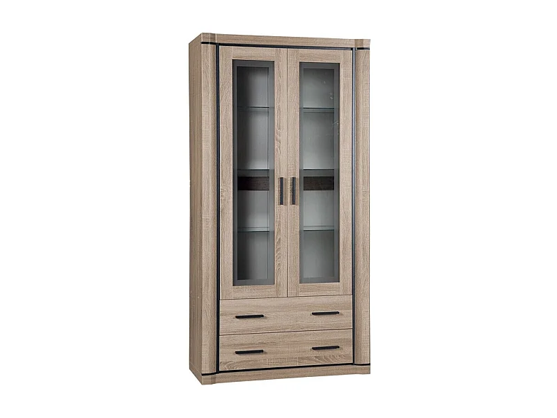 Estante Lorelie 116, Pode ser fechado, Placa de aglomerado laminado