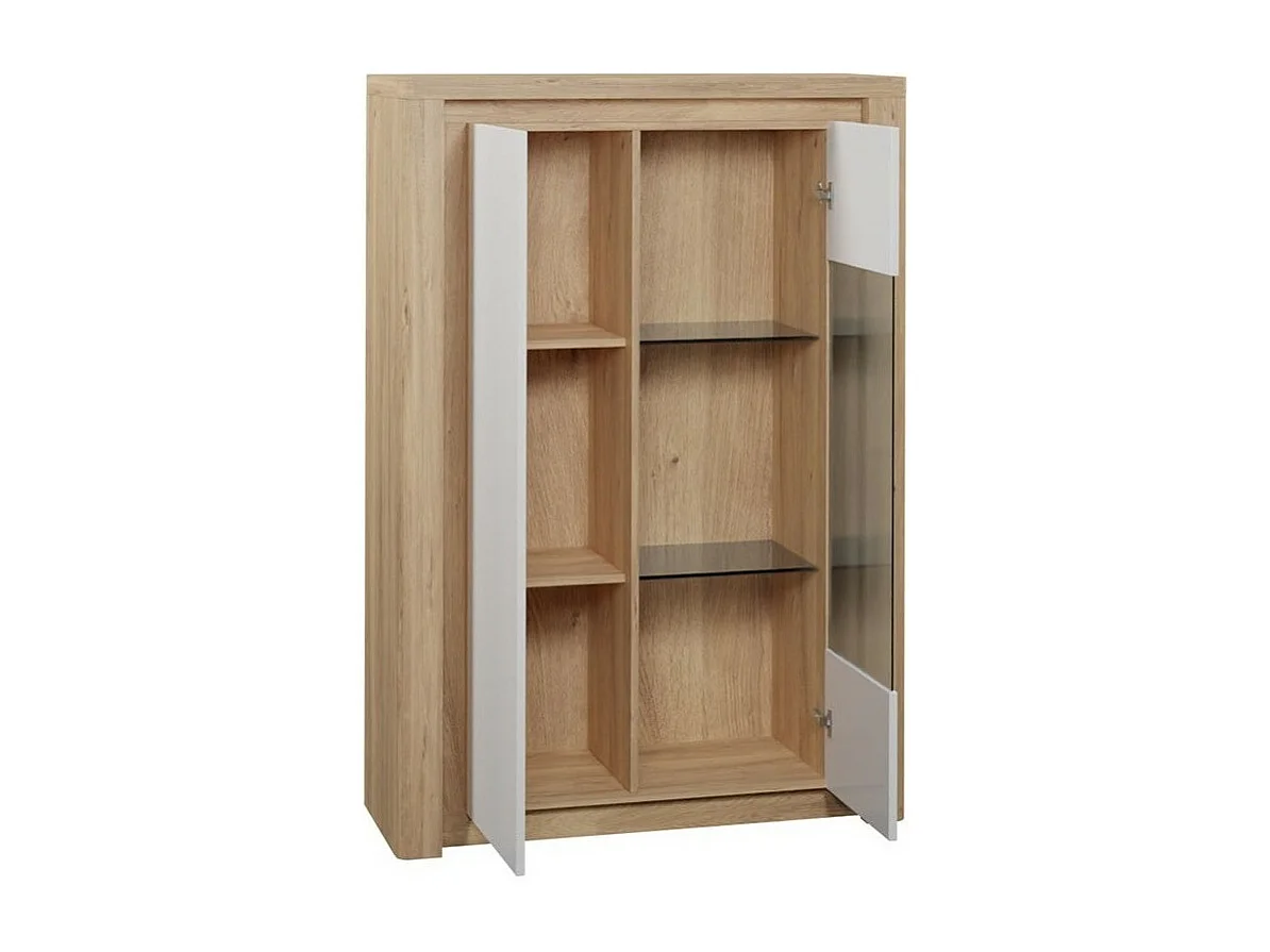 Estante Etrmona 104, Com portas, Vidro temperado, Número de portas: 2