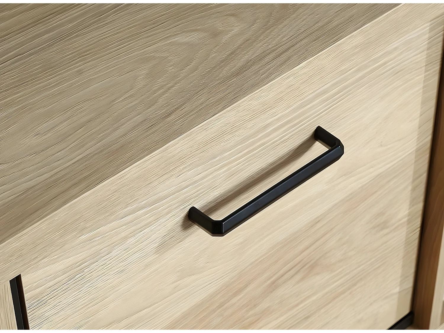 Étagère Etrmoni 107, Avec des portes|Fermé|Avec tiroirs, Stratifié, Nombre de tiroirs: 1