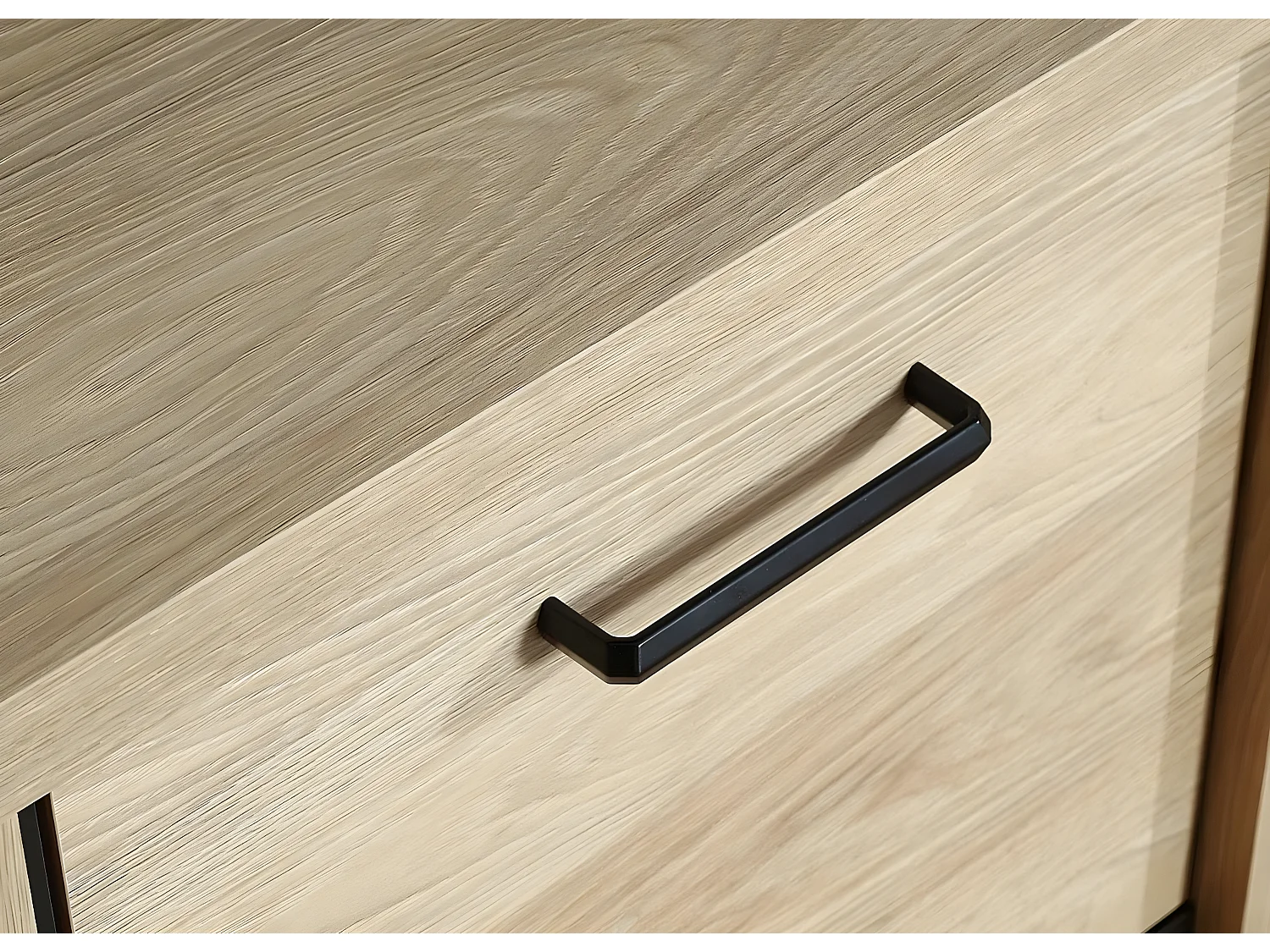 Étagère Etrmoni 108, Avec des portes|Fermé|Avec tiroirs, Stratifié, Nombre de tiroirs: 1