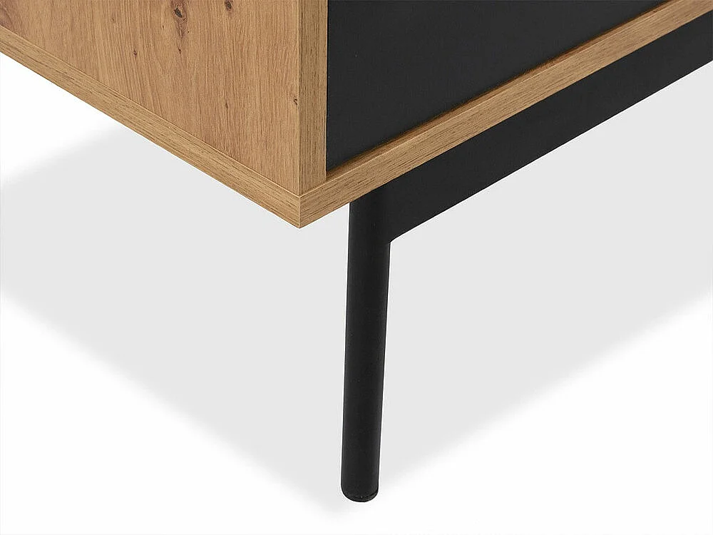 Scaffale Comfivo 416, Con porte|Chiuso|Con cassetti, Vetro|Truciolare laminato, 180x52cm