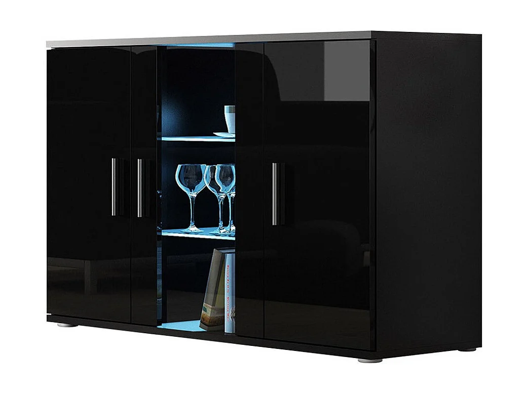 Expositor Tornola 106, Com portas, O número de portas: 3, 80x120x41cm