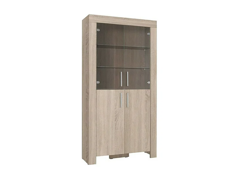 Estante Melfeli 101, Pode ser fechado, Placa de aglomerado laminado