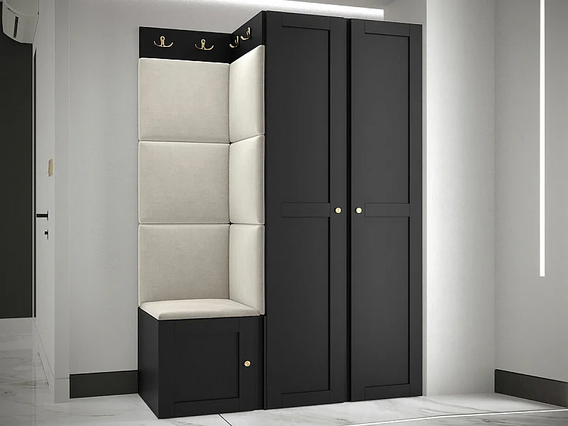 Conjunto para corredor Hartford 379, Montado nas parede, 19x12x5cm