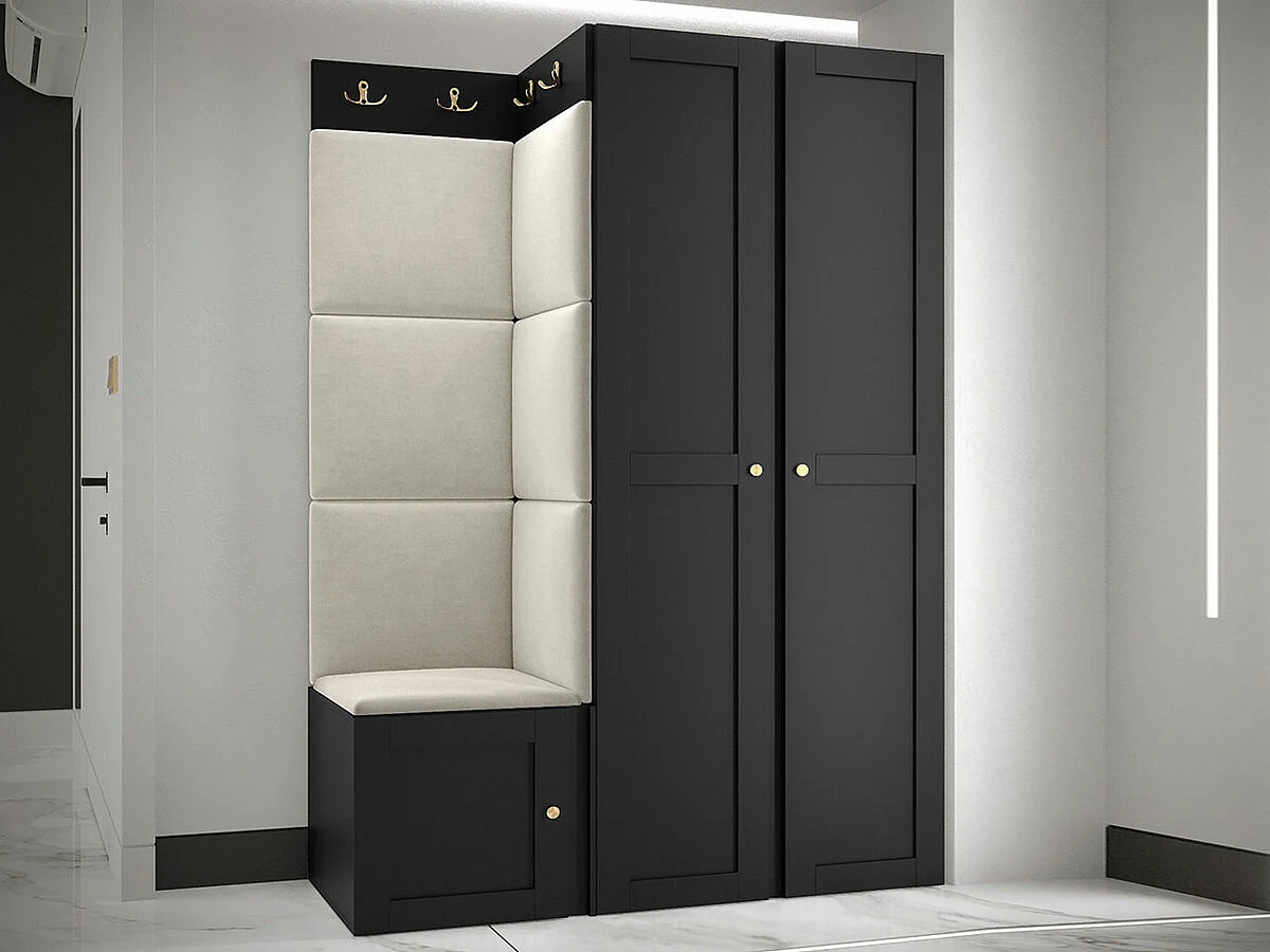 Conjunto para corredor Hartford 379, Montado nas parede, 19x12x5cm