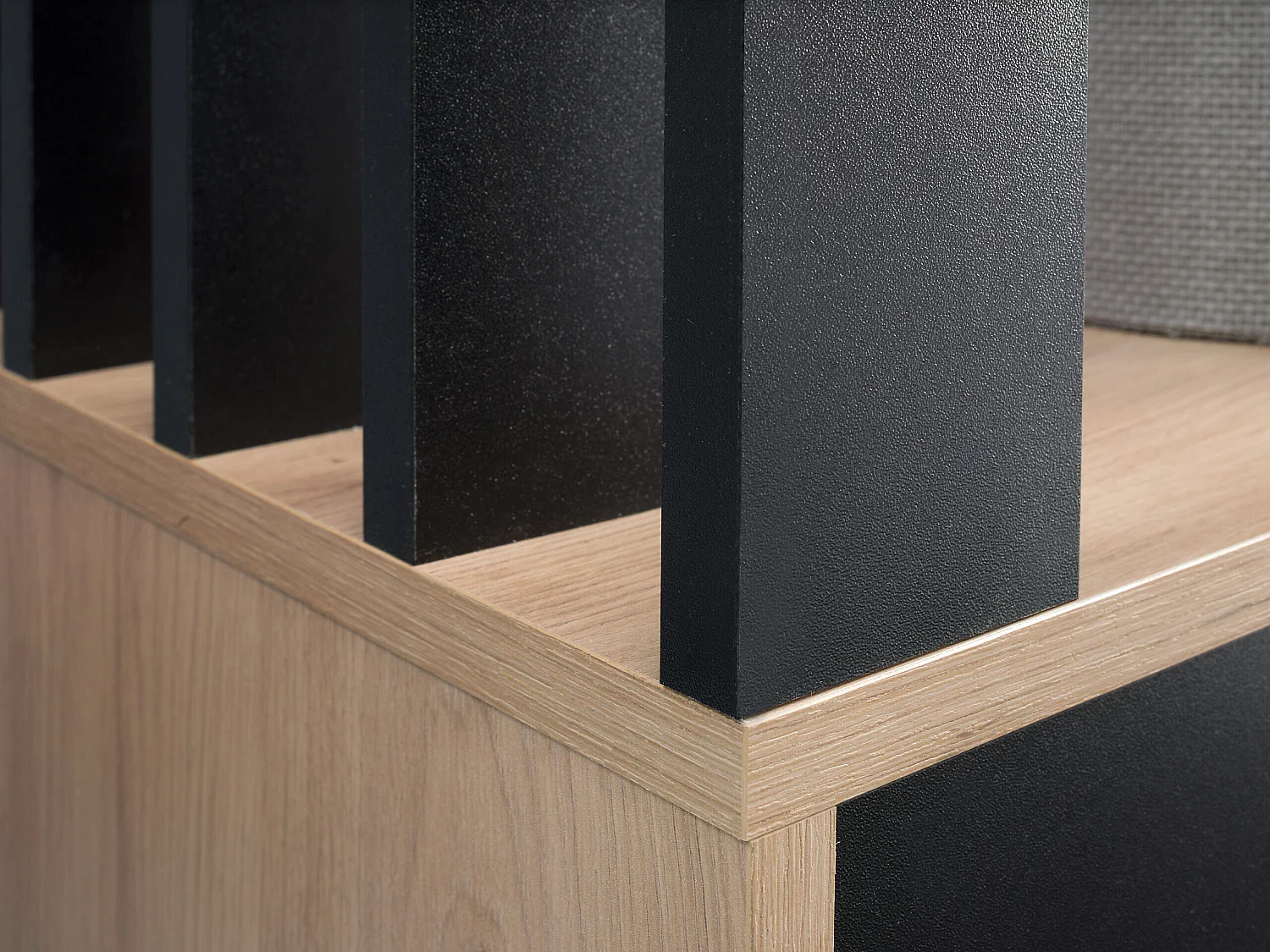 Conjunto pasillo Stanton 145, 190x100x33cm, Espejo, Roble Artisan, Aglomerado laminado