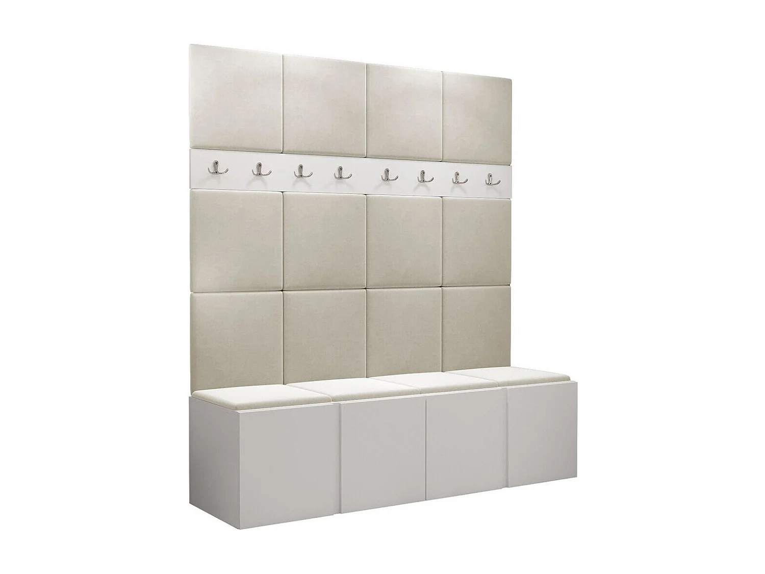 Conjunto para corredor Hartford 268, Tecido, 19x17x5cm