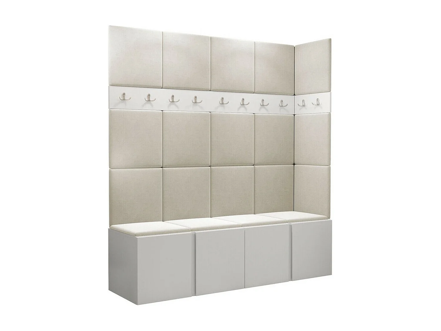 Conjunto para corredor Hartford 265, Colocado, 19x17x5cm