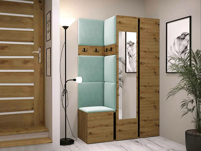 Conjunto para corredor Hartford 350, Espelho, 19x12x4cm