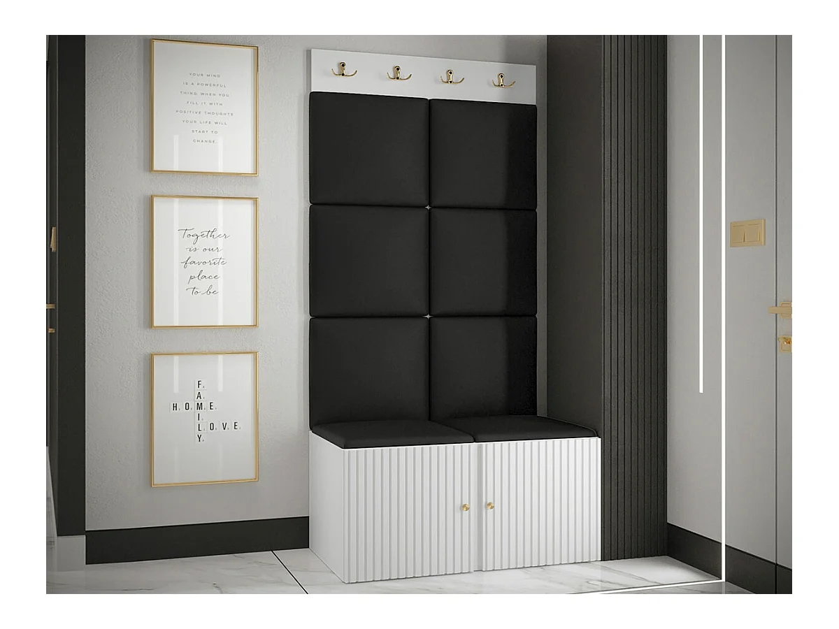 Conjunto para corredor Hartford 383, Montado nas parede, 19x8x5cm