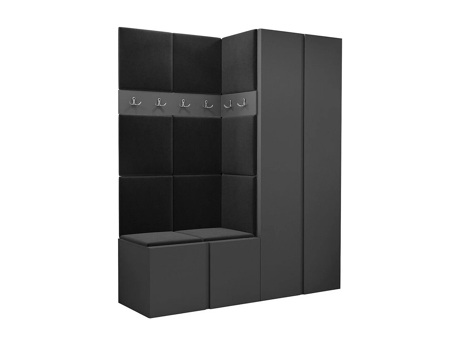 Conjunto para corredor Hartford 266, Tecido, Colocado, 19x16x5cm