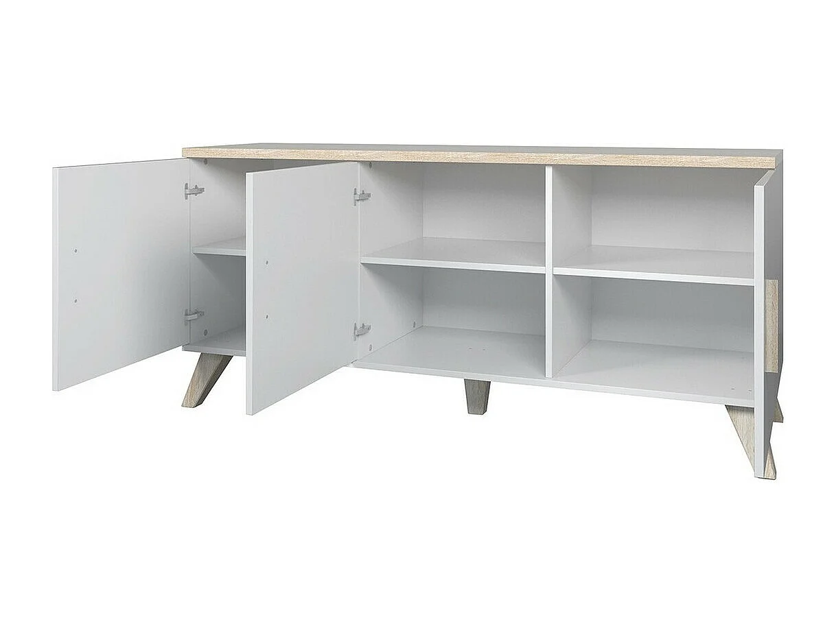 Mesa para TV Charlotte G106, O número de portas: 3, 150x69x45cm