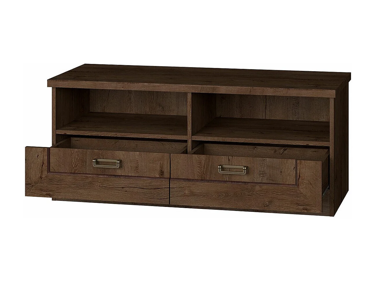 Mueble TV Stanton B110, Lefkas roble, Número de cajones: 2.00, 118x51x50cm