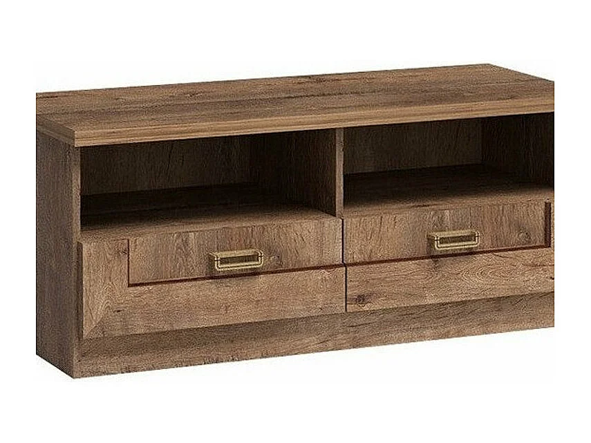 Meuble TV Lircava 110, Chêne de Lefkas, Nombre de tiroirs: 2, 118x51x50cm