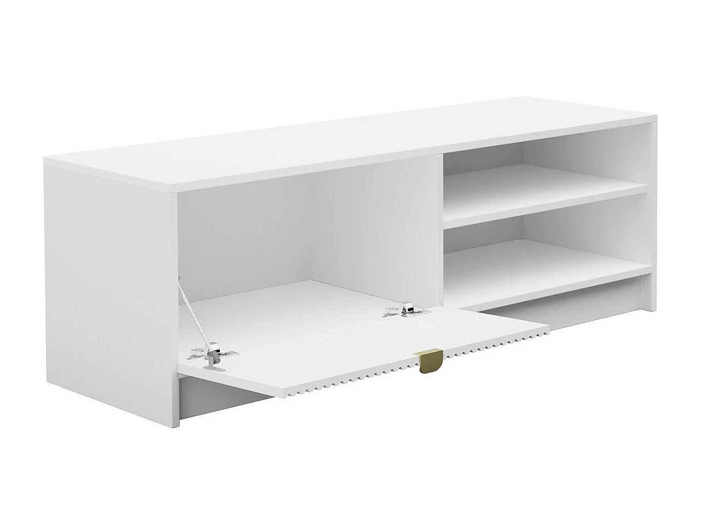 Meuble TV Comfivo Larmire 103, Blanc, 120x40x40cm