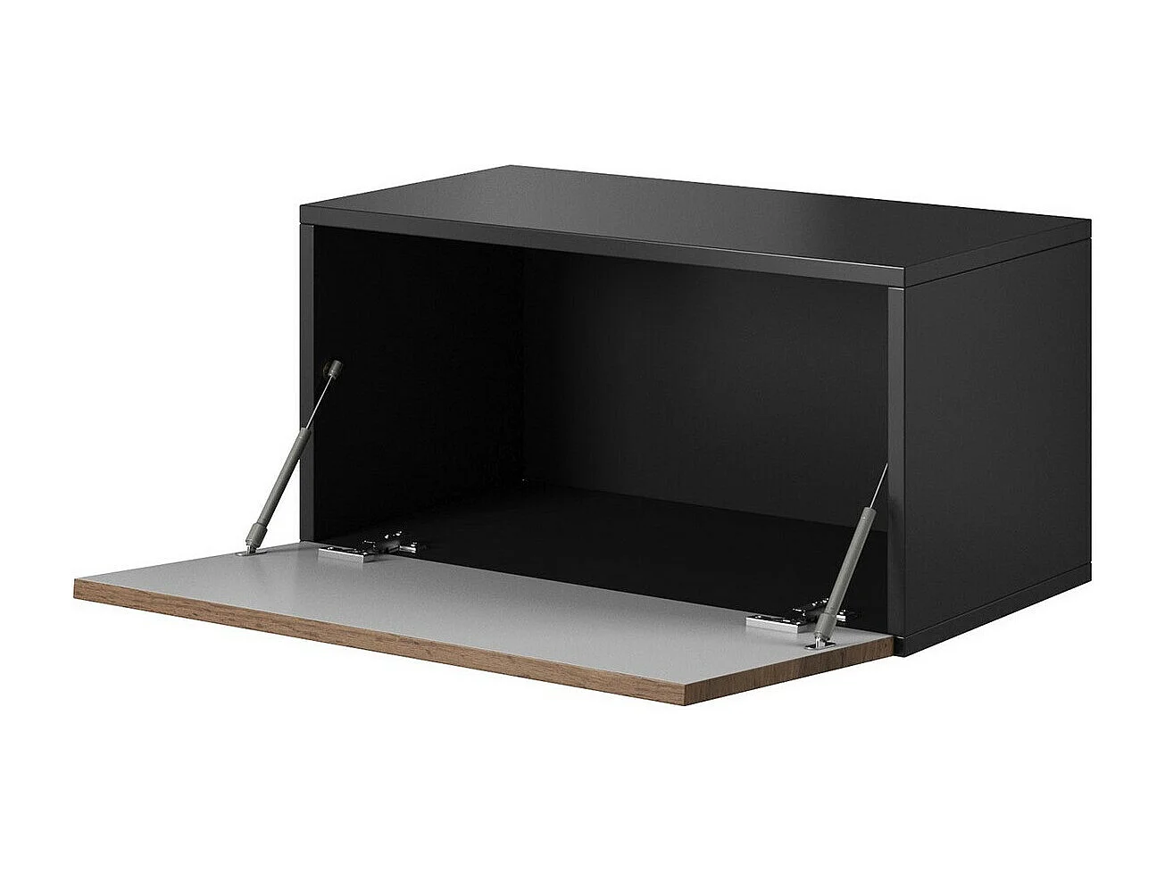 Meuble TV Corbele 115, Blanc, Le nombre de portes: 1, 188x38x39cm