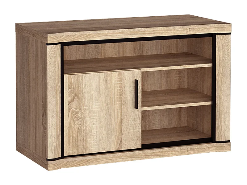 Meuble TV Lorelie 110, Sonoma chêne, Le nombre de portes: 1, 107x72x50cm