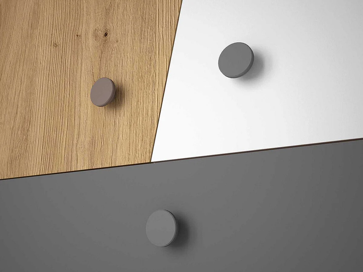 Meuble TV Almira 107, Chêne Artisan|Blanc, Le nombre de portes: 2, 120x45x40cm