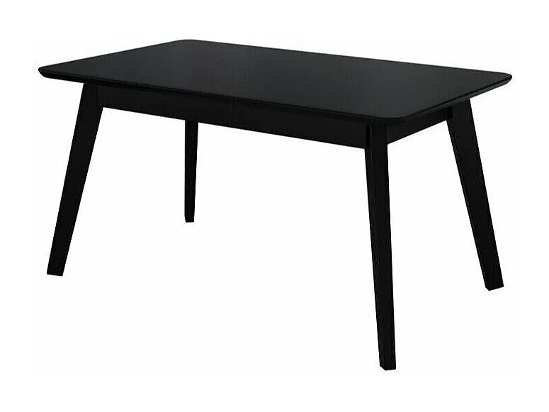 Table basse Racine 116, Noir, 50x60x103cm, MDF, Angulaire