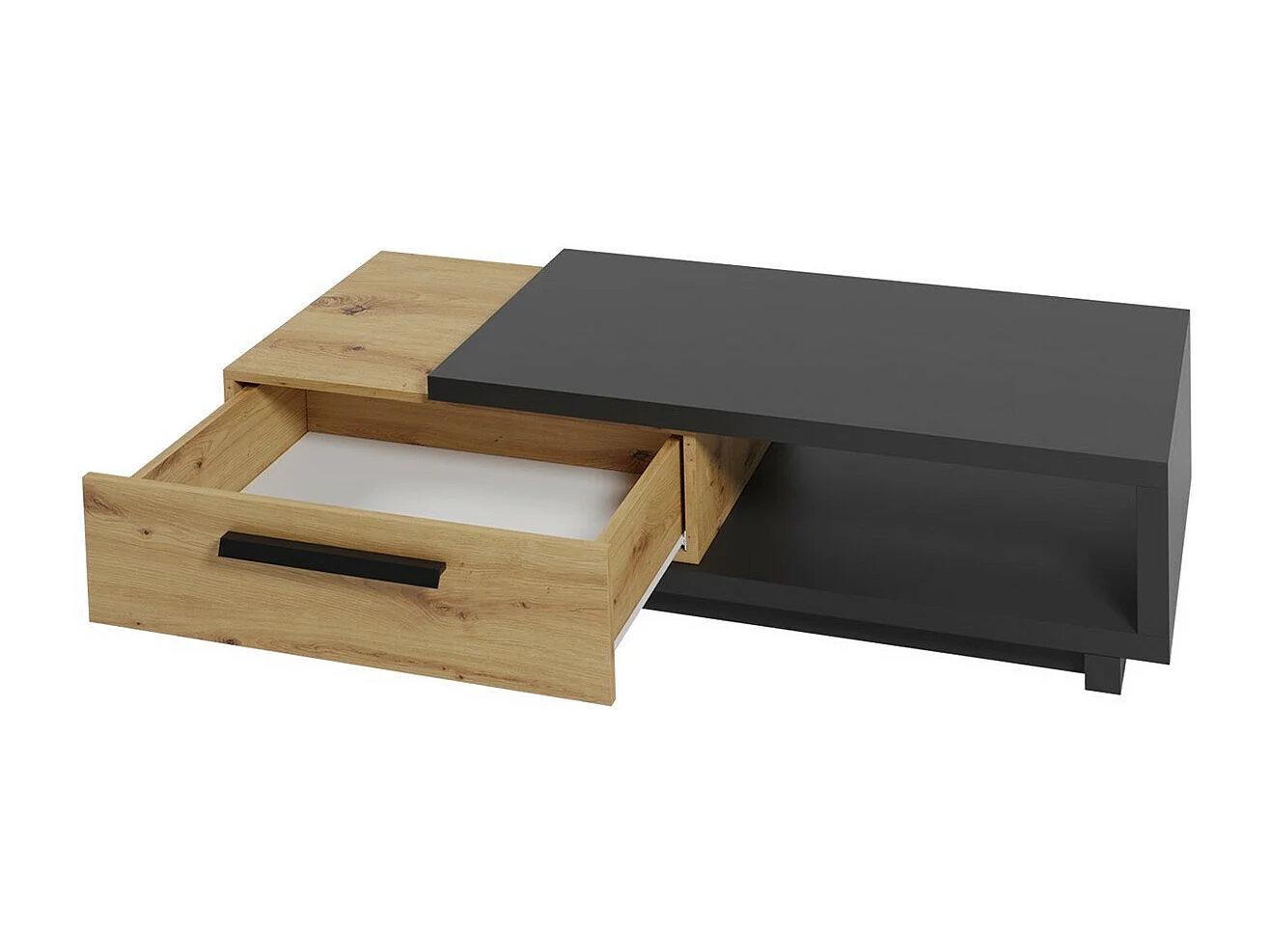 Mesa para revistas Morlira 103, Placa de aglomerado laminado, 4x6x12cm