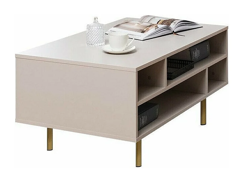 Mesa para revistas Virdomi 102, Placa de aglomerado laminado, 5x6x10cm