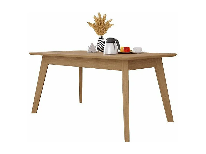 Table basse Racine 116, Marron, 50x60x103cm, MDF, Angulaire