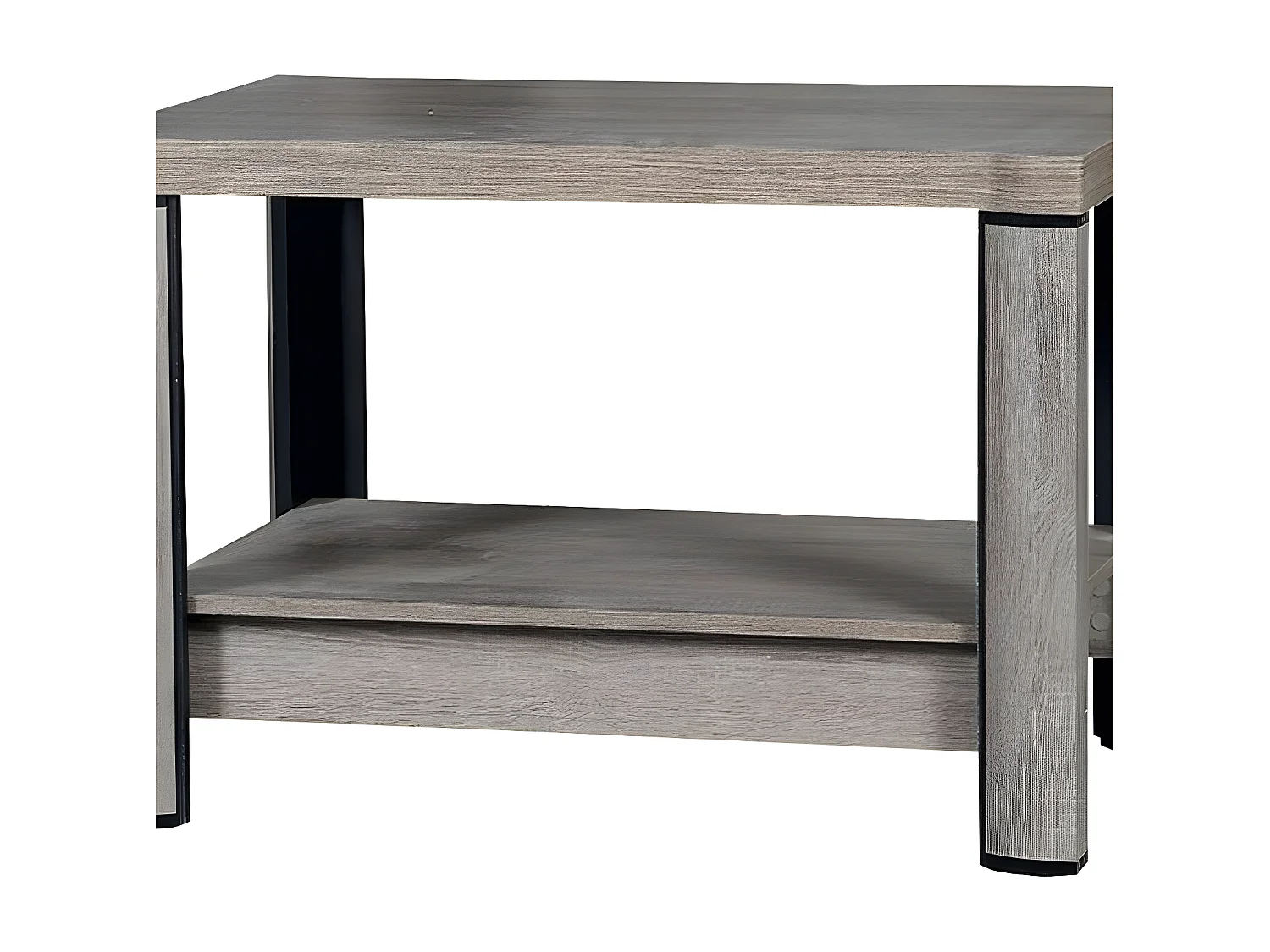 Mesa de café Stanton D113, 61x60x90cm, Aglomerado laminado, Angular