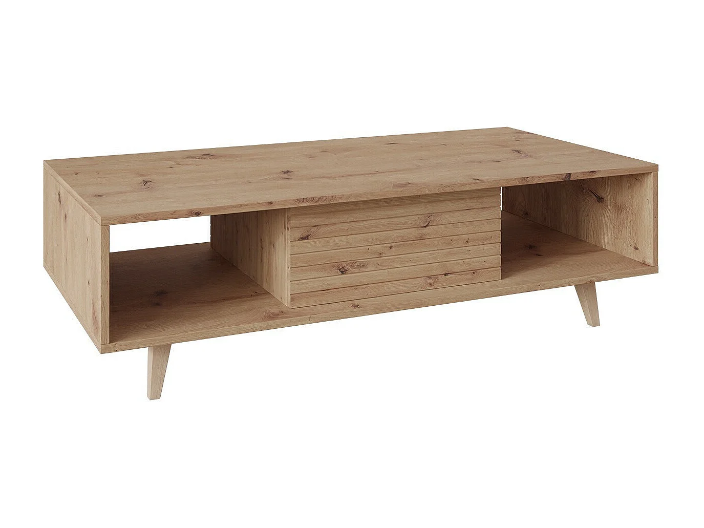 Tavolino da caffè Comfivo L103, Rovere Artisan, 36x60x120cm, Truciolare laminato