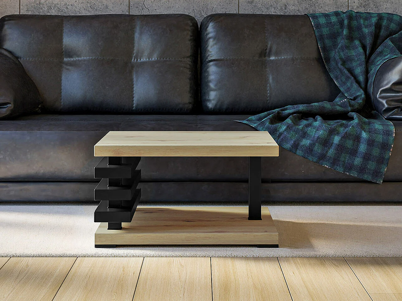 Mesa para revistas Goodyear 122, Placa de aglomerado laminado, 3x6x6cm