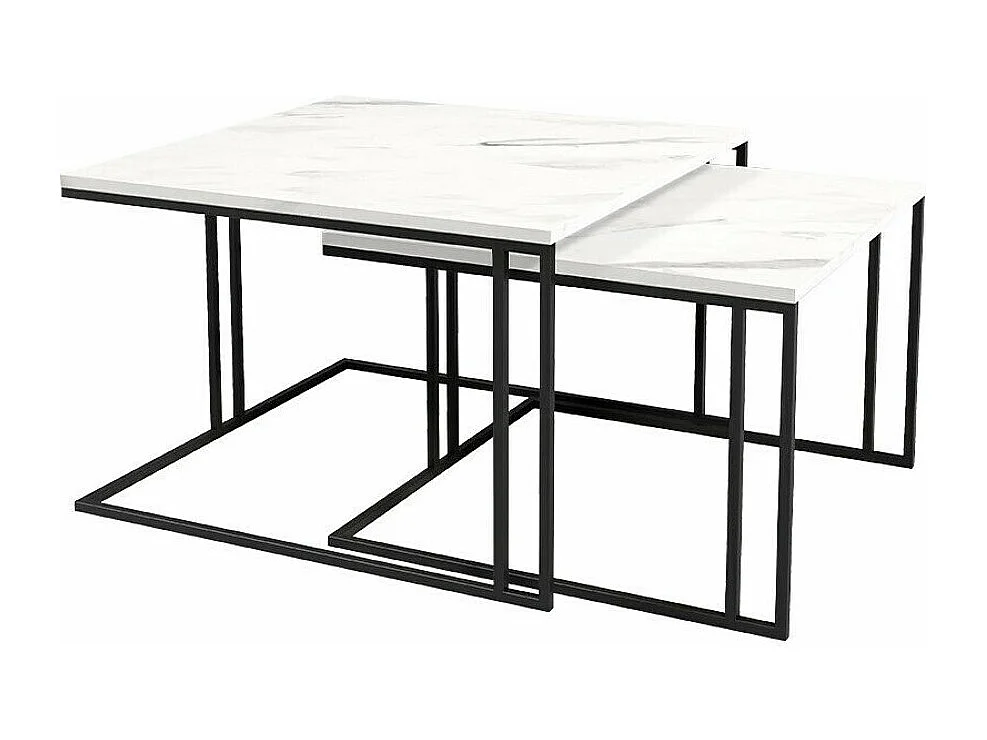 Conjunto de mesa de centro Oswego 110, Angular, 5x8x8cm