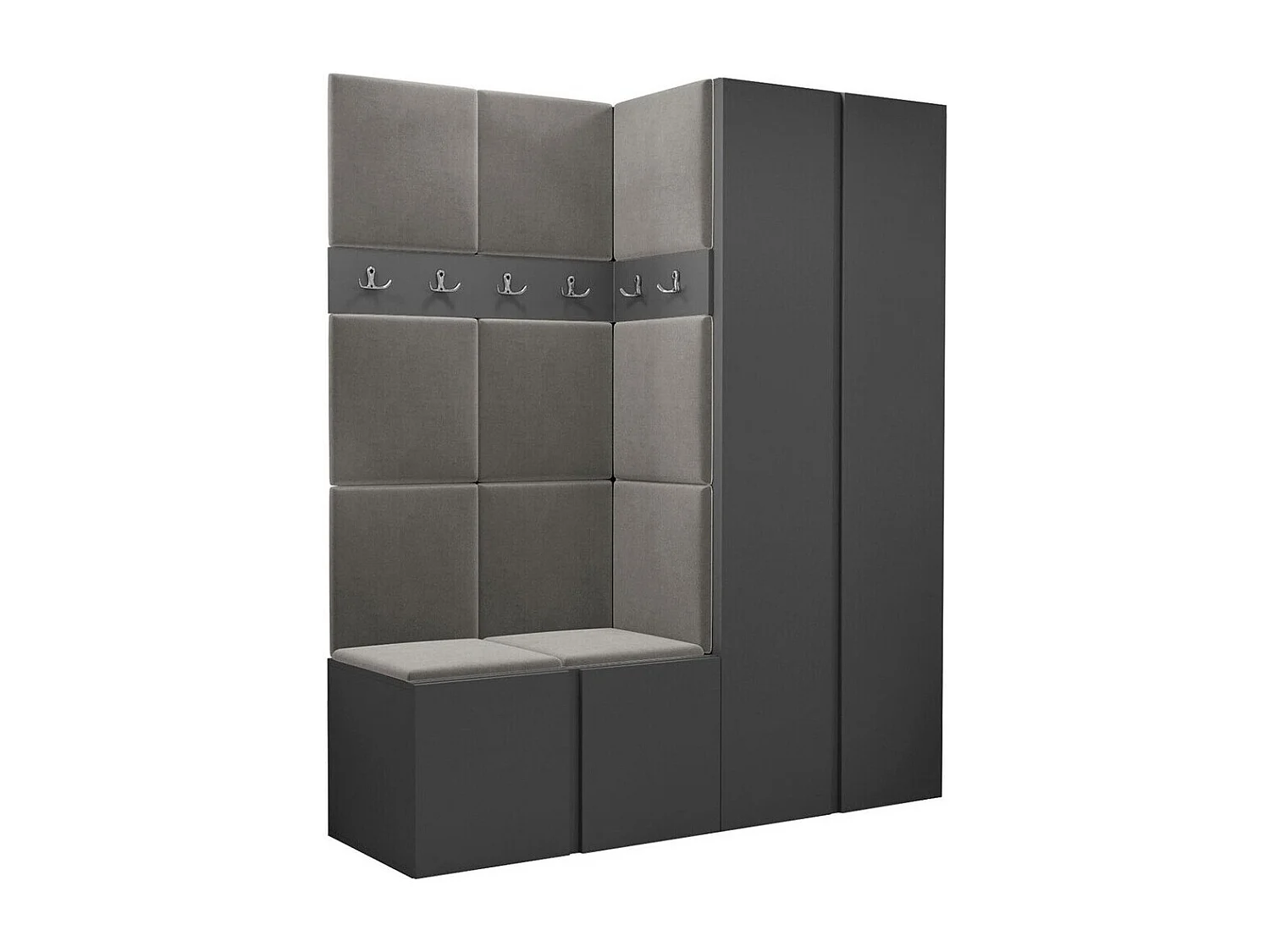 Conjunto para corredor Hartford 266, Tecido, Colocado, 19x16x5cm