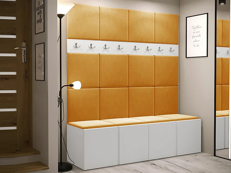 Conjunto para corredor Hartford 268, Montado nas parede, 19x17x5cm