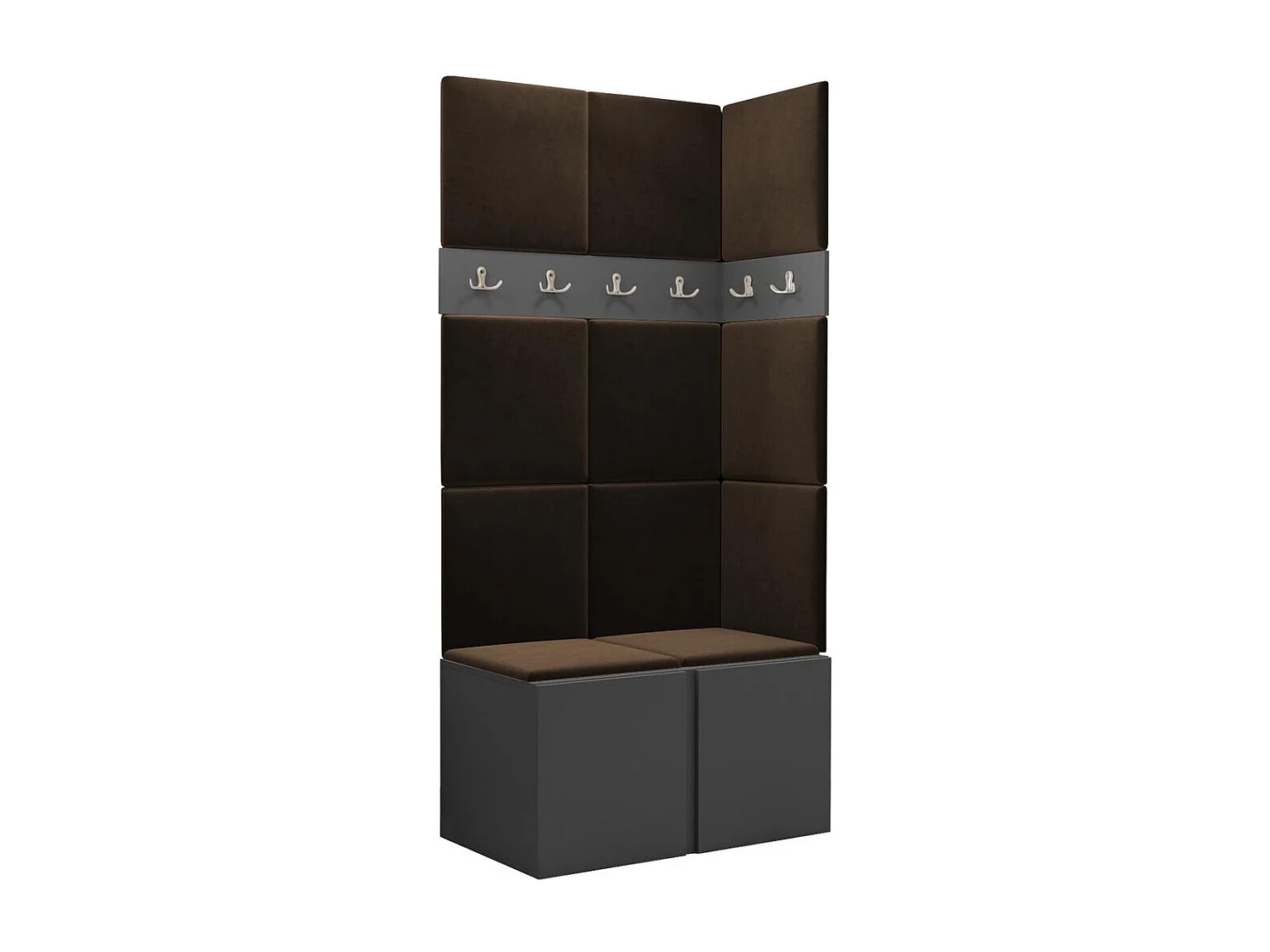 Conjunto para corredor Hartford 264, Tecido, 19x8x5cm