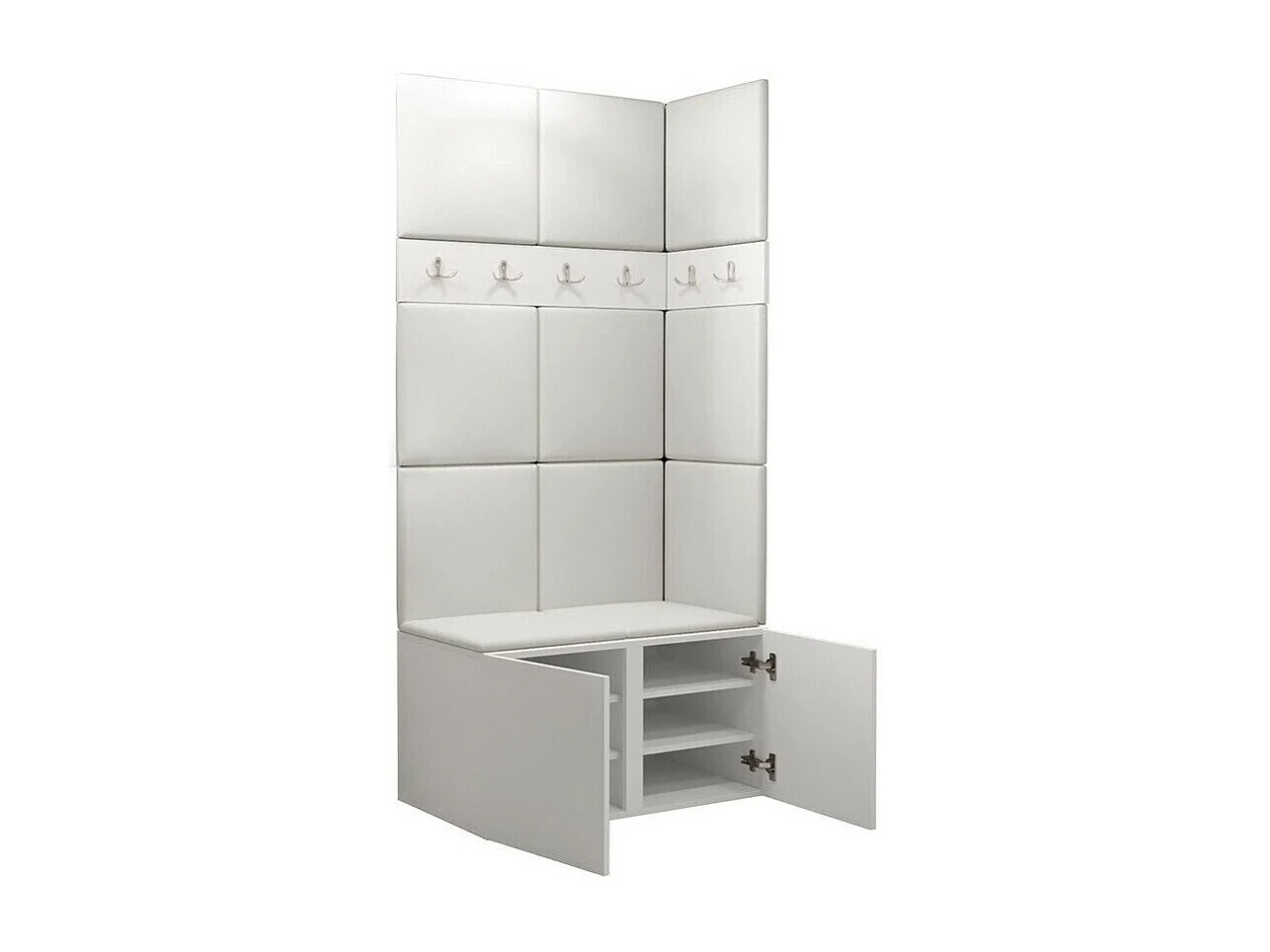 Conjunto para corredor Hartford 264, Montado nas parede, 19x8x5cm