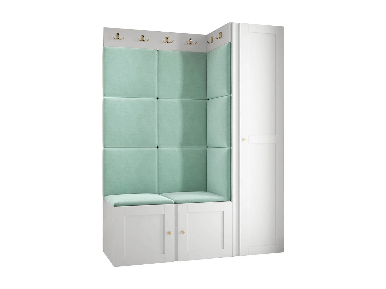 Conjunto para corredor Hartford 377, Colocado, 19x12x5cm