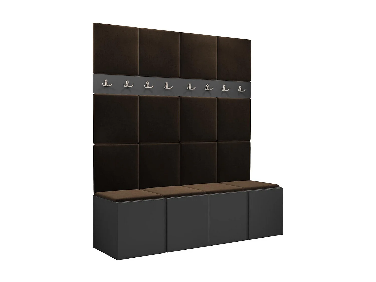 Conjunto para corredor Hartford 268, Colocado, 19x17x5cm