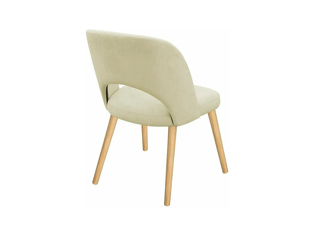 Chaise Sparks 197, Hêtre, 81x50x44cm, Tapisserie, En bois, Polywood|Bois