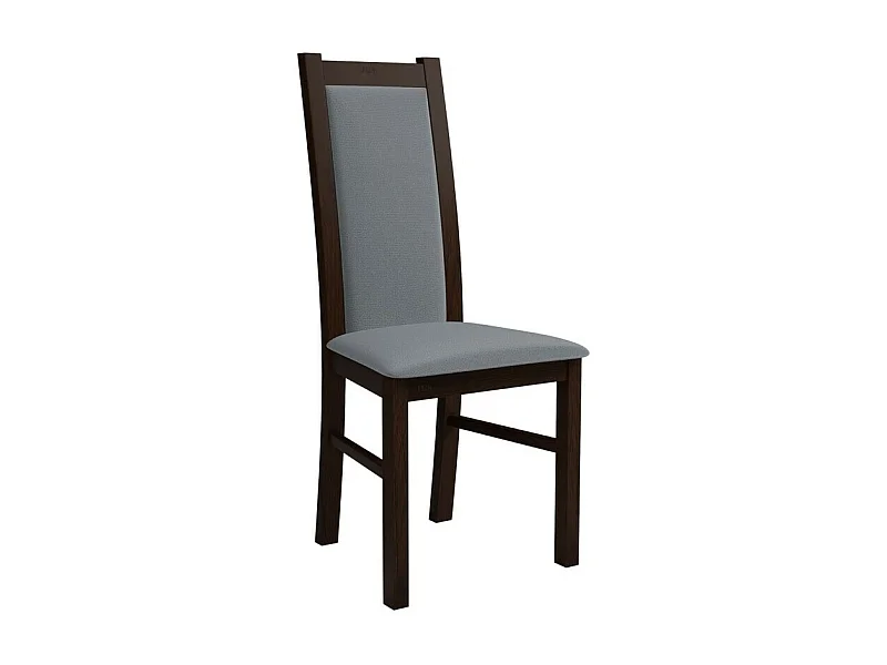 Silla Sparks 116, Nuez|Gris, 95x44x40cm, Tapiz, De madera, Madera