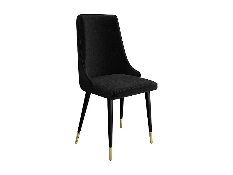 Chaise Jackson 106, 91x48x55cm, Tissu, Métallique, Bois