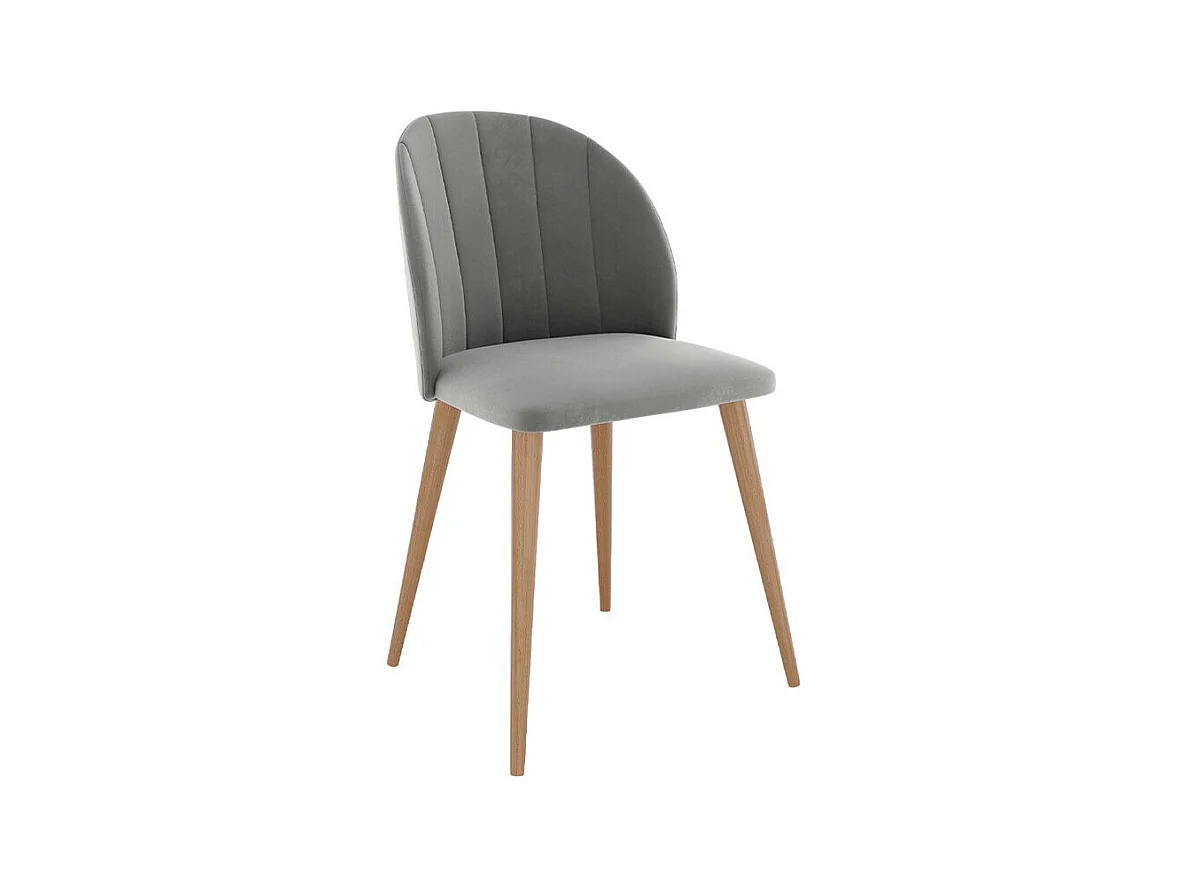 Chaise Racine 104, 83x53x57cm, Tapisserie, En bois, Stratifié