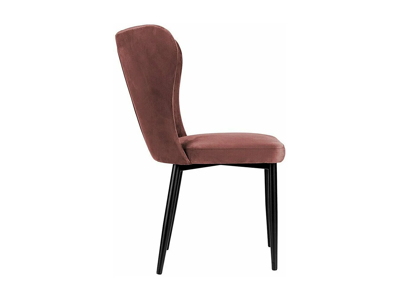 Chaise Jackson 105, 90x56x63cm, Tissu, Métallique, Bois