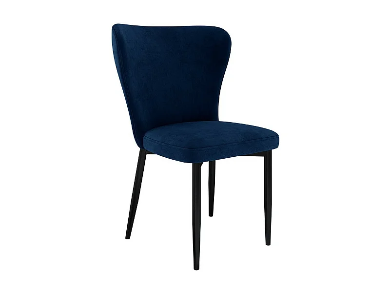 Sedia Jackson 105, 90x56x63cm, Arazzo, Metallico, Legno