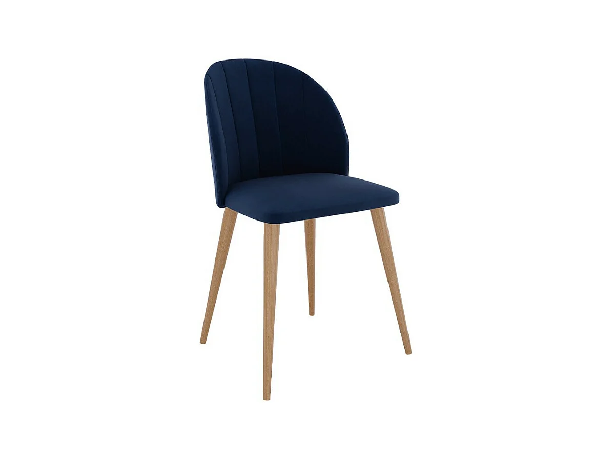 Chaise Racine 104, 83x53x57cm, Tapisserie, En bois, Stratifié