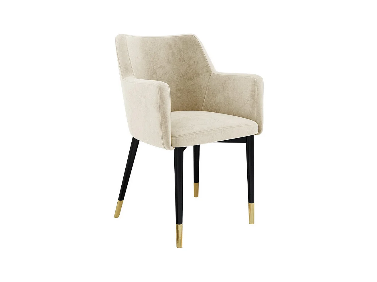 Chaise Jackson 108, 83x57x50cm, Tapisserie, Métallique, Bois