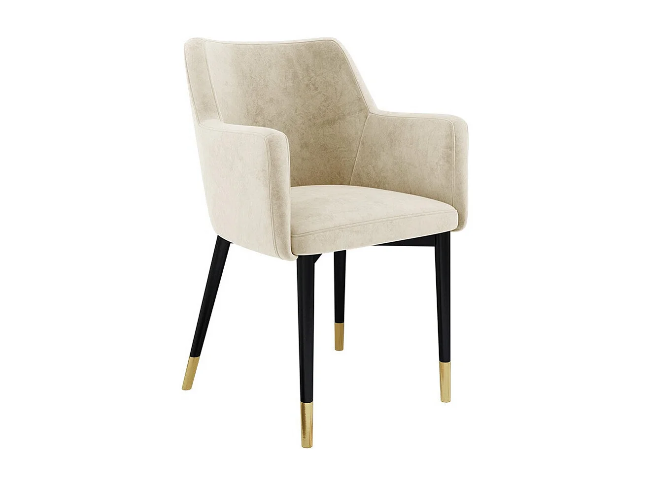 Chaise Jackson 108, 83x57x50cm, Tissu, Métallique, Bois