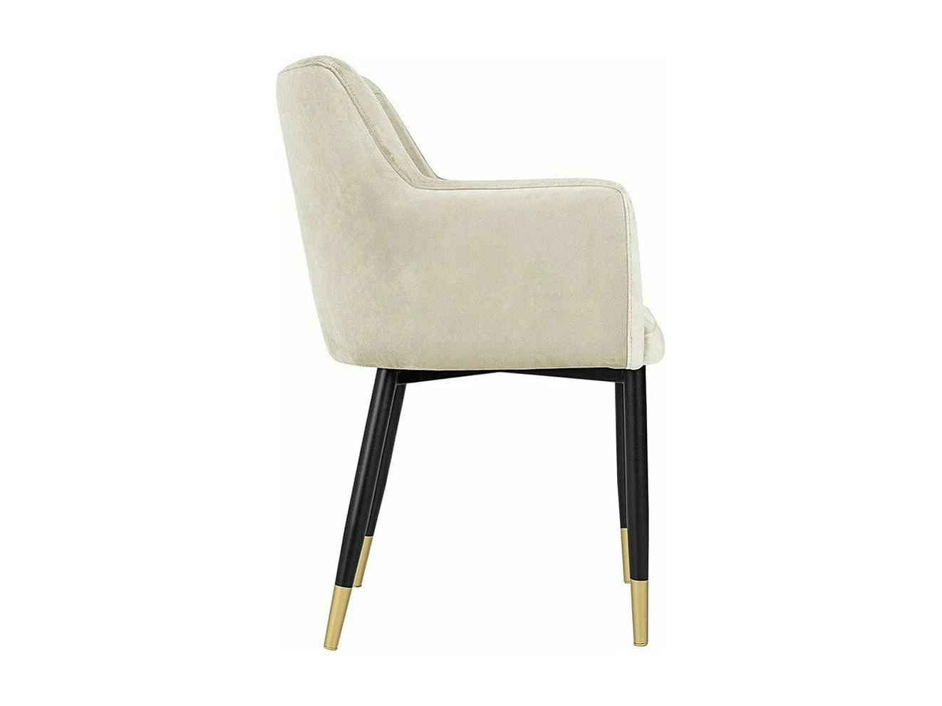 Chaise Jackson 108, 83x57x50cm, Tissu, Métallique, Bois