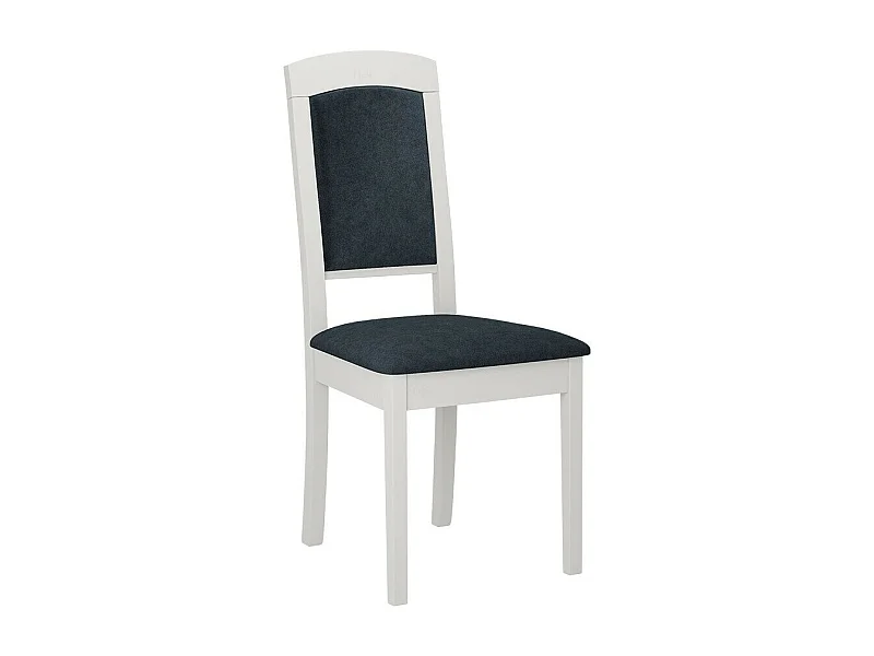 Silla Victorville 338, Azul|Blanco, 96x47x43cm, Tapiz, De madera, Madera